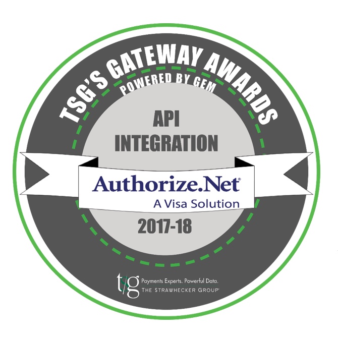TSG Award for API Integration TSG Award for API Integration